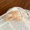 Retro Bowknot Barrettes Sweet French Shark Clip Vintage Bow Acetic Acid Hair Claw  Daily