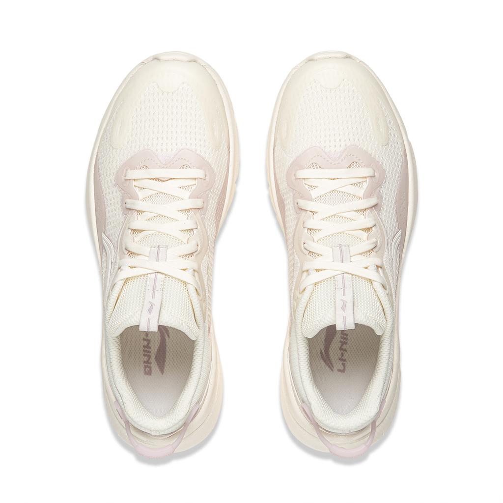 Li Ning Cushioning Slip Resistant Abrasion Resistant Lightweight Low top Casual Running Shoes Women's ARSW108-4