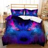 3D Print Wolf Animal Moon Bedding Set Duvet Set Single Double Bed King Size Bed Set Adult Boys Bedroom Duvet Cover Pillow Case