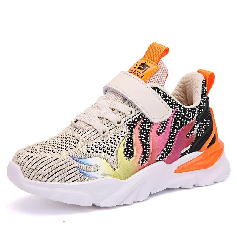 2024 New Boy Tennis Shoes Affordable Children's Sports Shoes Outdoor Sports Comfortable Casual Running Shoes Durable and Durable