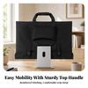 Integrated PC Carrying Sleeve with Compartments Adjustable Storage Bag Padded