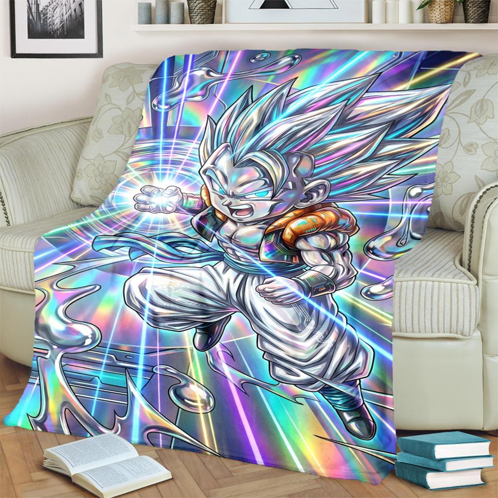 Warm Cozy Dragon Ball! Print Blanket Flannel for Bedrooms, Sofas, Beds, Chairs, Picnics, Travel