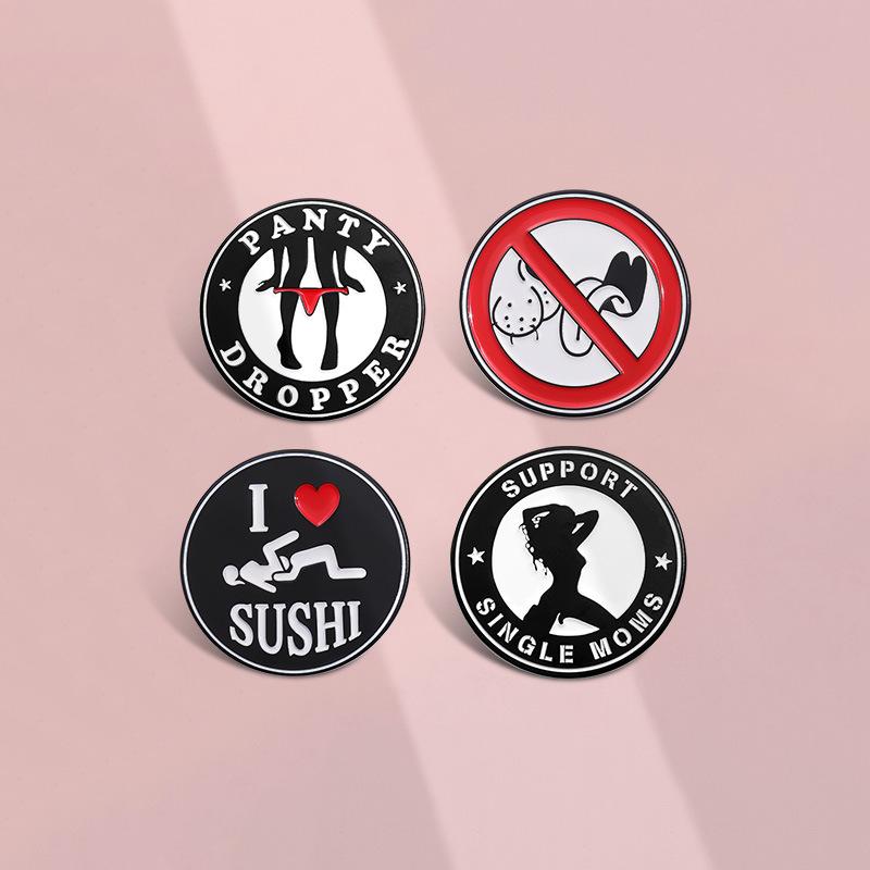 Brooch Alloy Multifunctional With Playful Cartoon Design For Wear Everyday