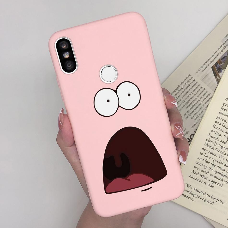Case For Xiaomi Redmi S2 Y2 Cover Soft Matte Cute Pattern Silicone TPU Phone Case for Xiaomi RedmiS2 S 2 Y 2 Cases Back Cover