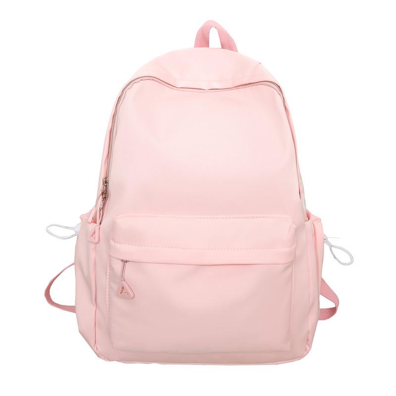 Schoolbag Simple Mori Versatile Contrast Color Backpack ins Wind Large Capacity Campus Backpack Class Tuition Commuter Backpack