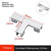 1 buc Gard de Grădină Panou DIY de Îmbinare Plăci Ceramice Clip de Fixare Ranforsat Clește pentru Sticlă Combinație Clip de Fixare Pentru Cabinet Acvariu