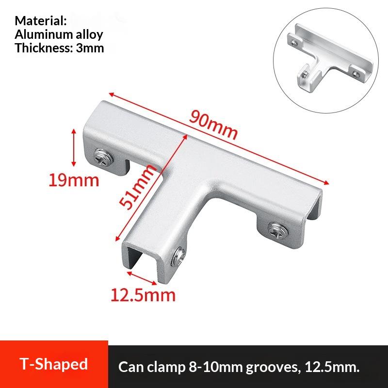 1 buc Gard de Grădină Panou DIY de Îmbinare Plăci Ceramice Clip de Fixare Ranforsat Clește pentru Sticlă Combinație Clip de Fixare Pentru Cabinet Acvariu