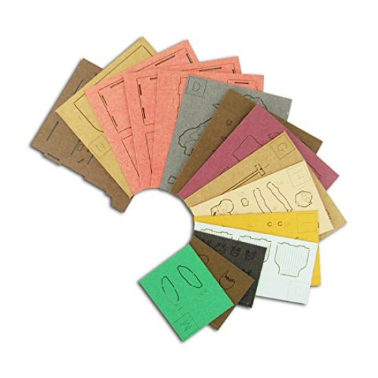 Sankei Studio Ghibli Mini Chihiros Reise Kamaji und Chihiro Papierbastelbogen Maßstabslos MP07-12