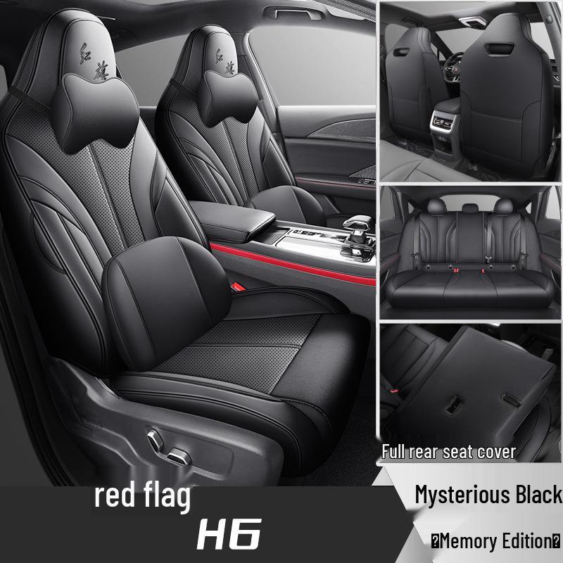 Hongqi H6 All-Season Breathable Leather Seat Cover - Full Coverage Cushion for New Car