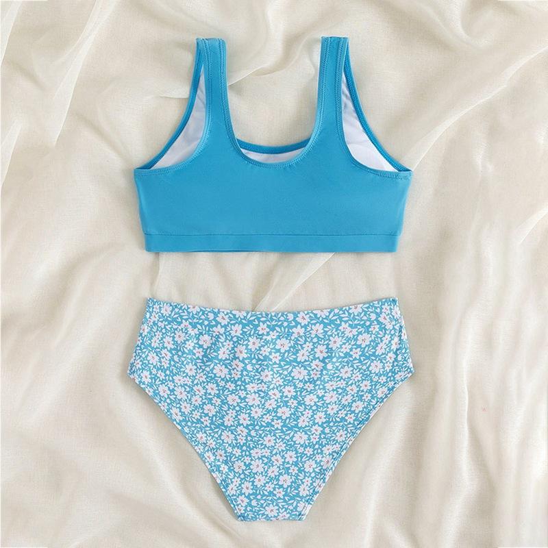Children's Tankini Kids Swimsuit Girls' Bikini Beach Swimwear Two-piece Set