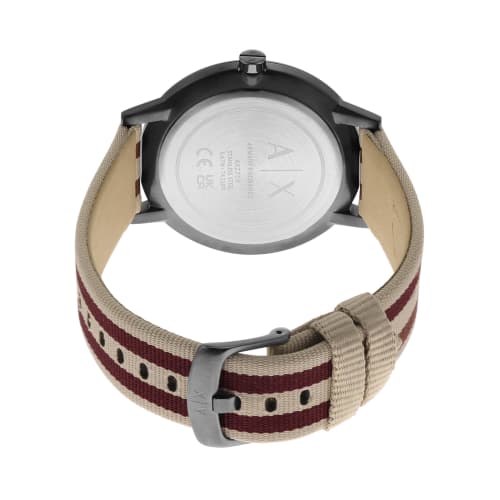 A|X Armani Exchange CAYDE AX2759 Men's Watch, Beige & Red