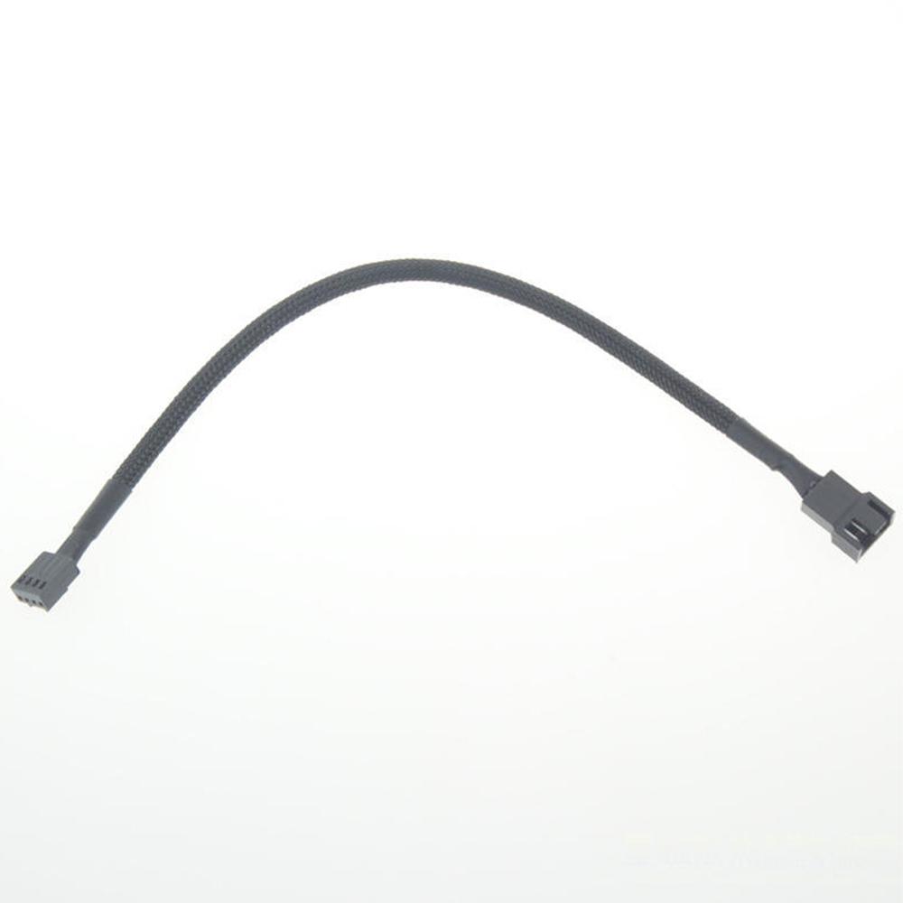 4 Pin PWM Fan Power Extension Cable W/ Sleeved Braided CPU Cooler 4Pin Male To Female Adapter Cord for 4 Pin 3 Pin Case