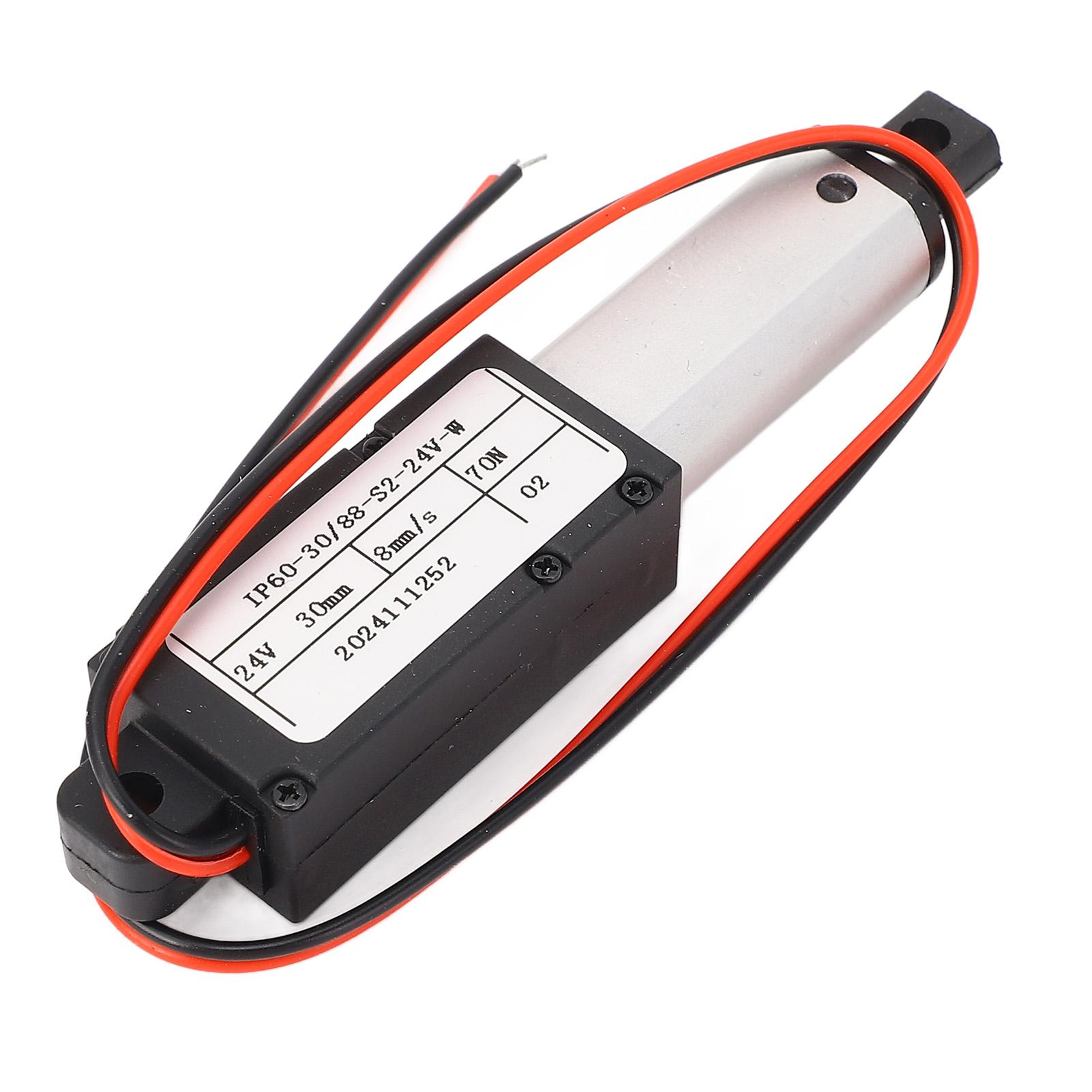 

Міні лінійний привід з кінцевим вимикачем 24 В постійного струму Привід руху для дивана робота 30 мм хід 70 Н