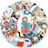 10/30/50pcs Funny Cute Winter Animal Stickers Cartoon Penguin White Bear Sticker Water Bottle Luggage Phone Graffiti Decals Pack