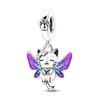 Spring Charm 925 Silver Beads Flower Butterfly Beetle Pendant Fit Bracelet Necklace DIY Lady Jewelry Gift