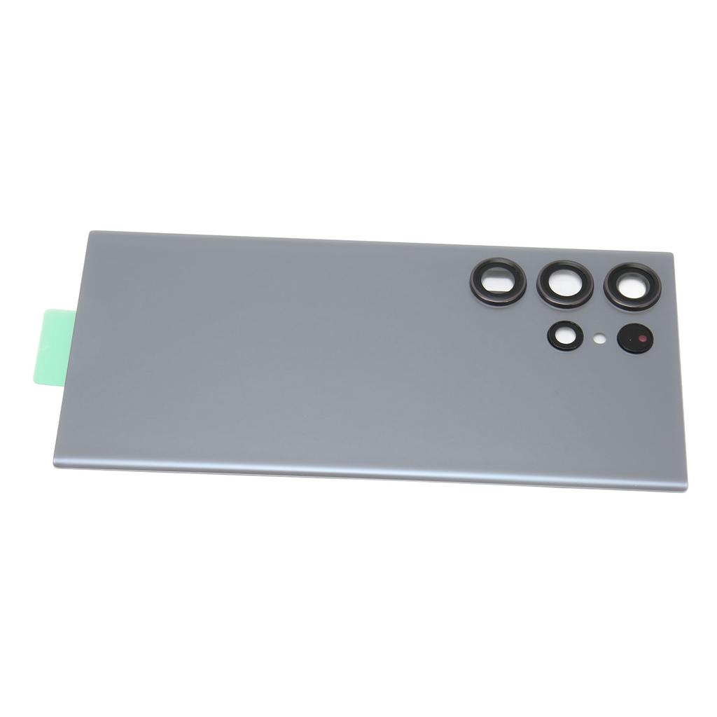 Back Cover Glass Replacement with Pre Installed Camera Lens Repair Tool Kit for Samsung for Galaxy S23 Ultra Grey