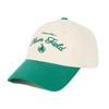 CLEVER FIELD color block embroidered ball cap_ green