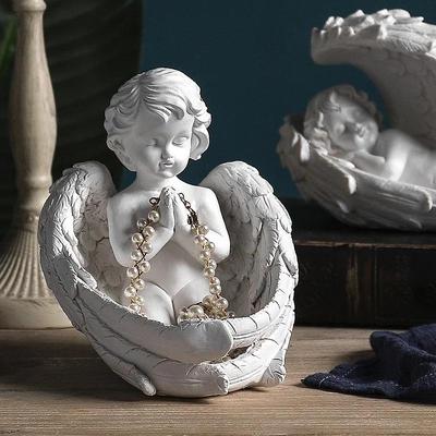Old European Resin Ornaments Decorative Key Storage Box Window Shop Sculpture Crafts Home Storage
