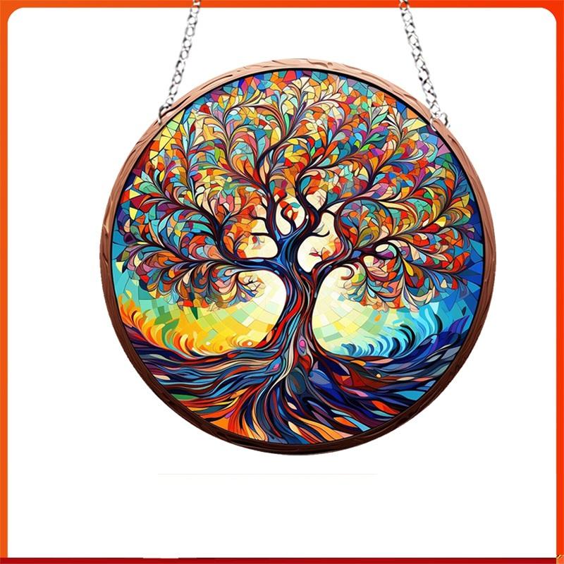 Abstract Style Life Tree Window Decoration Pendant