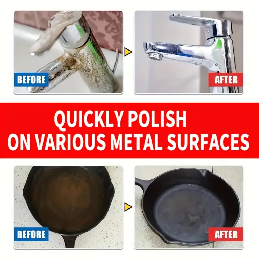 All Metal Polishing Cream - Multi-Purpose Metal Refurbishing Repair Cream/Chrome Repair and Polishing Compound, Suitable for Car
