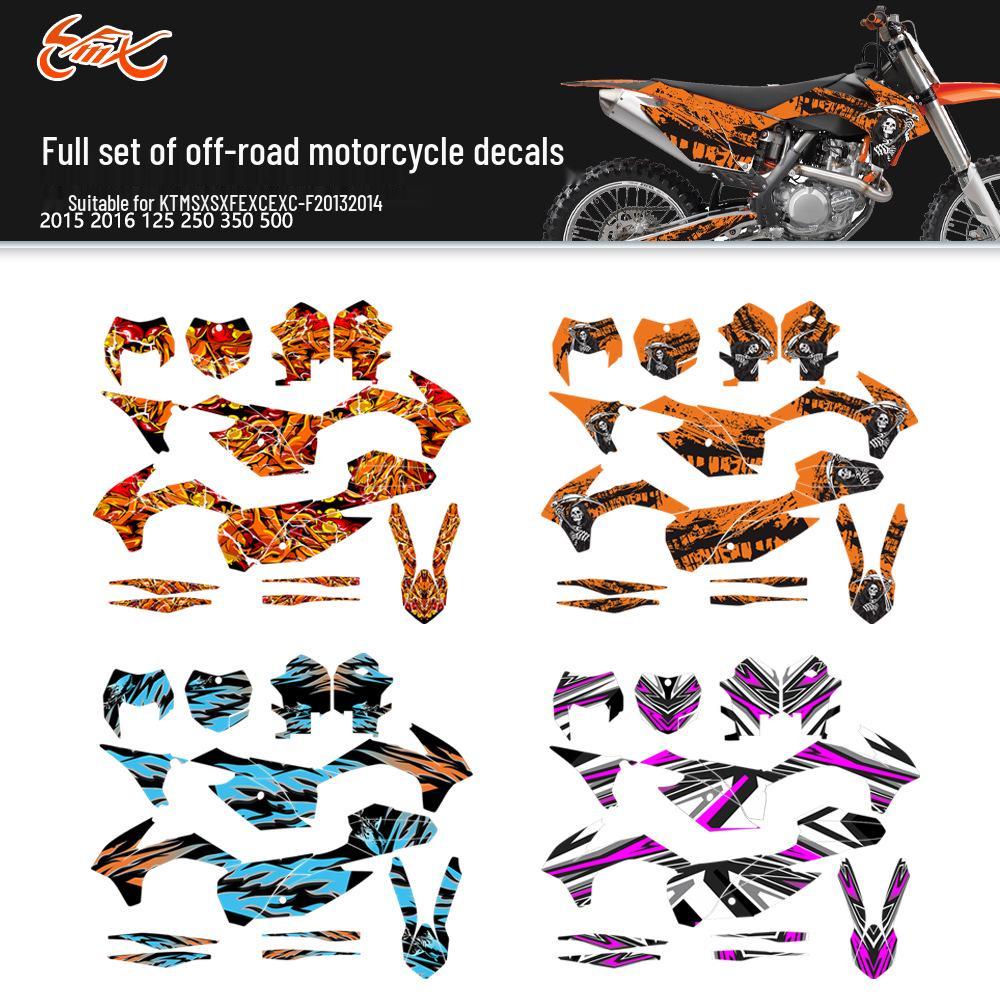 Kompletter Body-Aufklebersatz für KTM SX/SXF/EXC/EXC-F 125-500