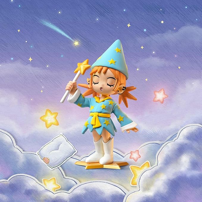 POP MART Lil Peach Riot Sleepover Series Blind Box Figures, Holiday Birthday Gifts for Girls and Boys, Single Box