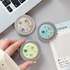 Korean Style Rhinestone Gemstone Phone Holder - Magnetic Round Finger Ring