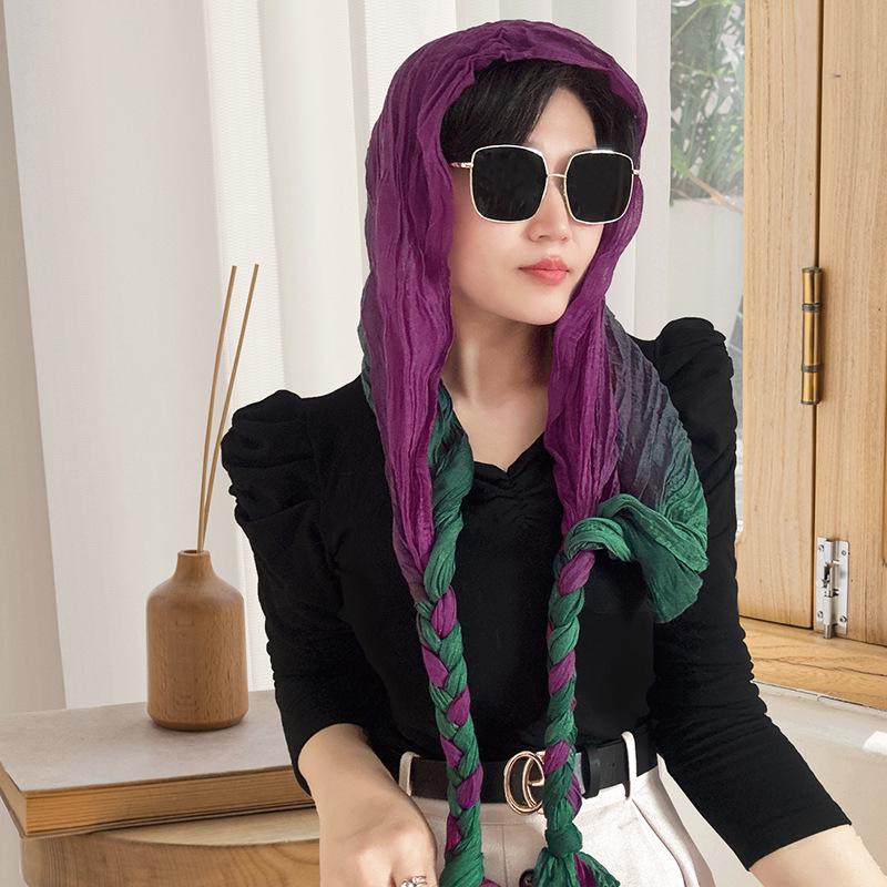 Vielseitiges gerüschtes Stirnband für Mädchen - Modischer Outdoor-Herbst/Winter-Halswärmer