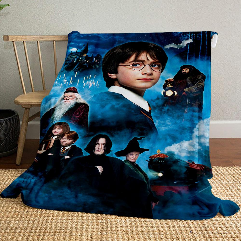 1 pezzo Treno di Hogwarts Harry Potter Hogwarts Coperta da viaggio in flanella per esterni per tutte le stagioni Morbida Calore, Decorazione per la casa 1031207