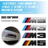3D ABS Chrom M3 M5 Logo Auto Heckklappenemblem Plakette Für BMW M Sport Performance M1 M2 M3 M4 M4 M5 M6 M7 Aufkleber Zubehör