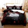 Tx2 Printed Duvet Cover + 2 Pillowcases Polyester Soft Bedding Set Rock Music Fan Home Decor, Bedroom Dorm Quilt Cover No Filler