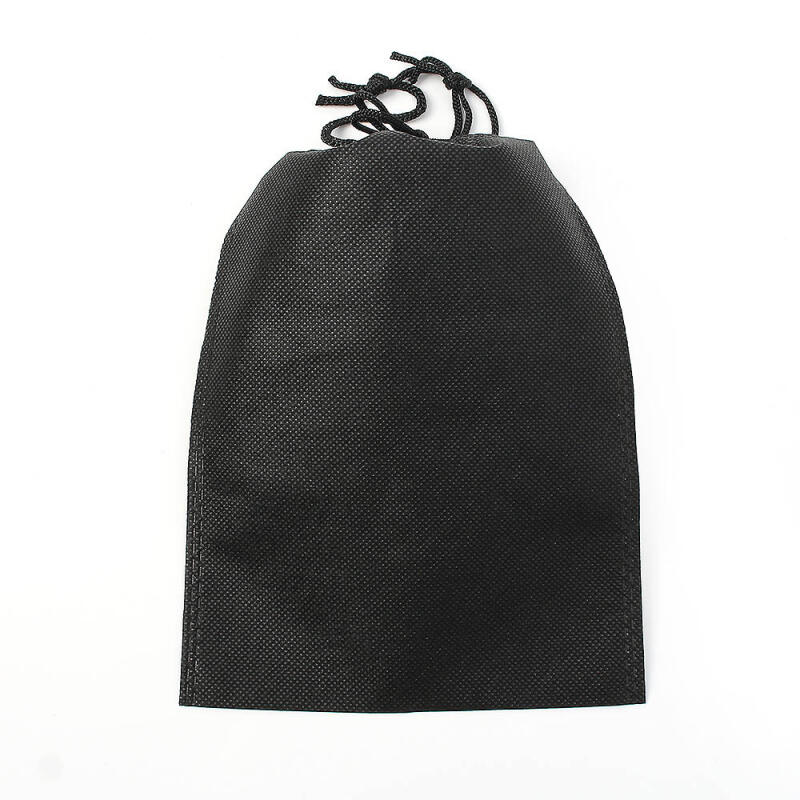 

Double-sided string non-woven pouch 30p set (16x25cm) (black)