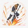Action Fogure Sword Art Online Leafa Kirito Iron On Patches For Clothing Applique Stickers On Clothes Heat-Sensitive Custom Patch