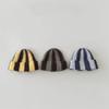 Thick Striped Beanie Hat Color Blocked Children Warm Hat Fashion Knitted Cap  Gift