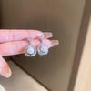 Elegant Zircon Pearl French Retro Luxury Earrings 2025