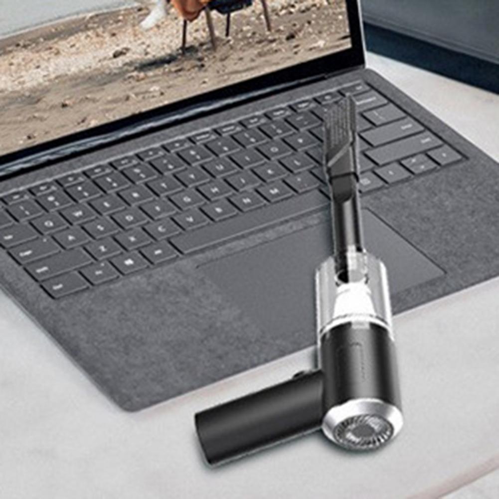 Car Vacuum Portable Rechargeable Car Vacuum Cleaner with Strong Suction Powerful Motor Low Noise for Wireless Cleaning On Go