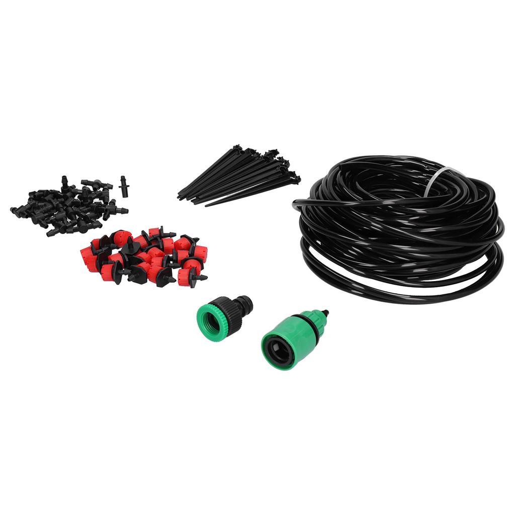 20M 4/7 Hose Garden Irrigation System Automatic Drip Irrigation Kit Adjustable Dripper for Home