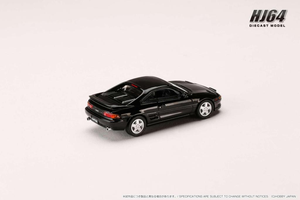 Hobby Japan HJ64 164 Toyota MR2 (SW20) GT-S (1991) Black Finished Product HJ642045BK