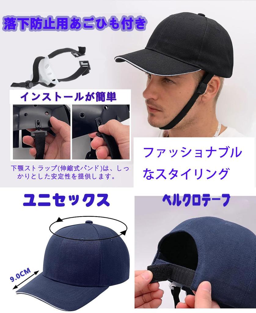 Bicycle Cap EPS Mesh Sun UV Unisex Helmet, 2-Way Design, Detachable, Built-in Protector, Ventilation, Lightweight, Adjustable, Protection, Protection,