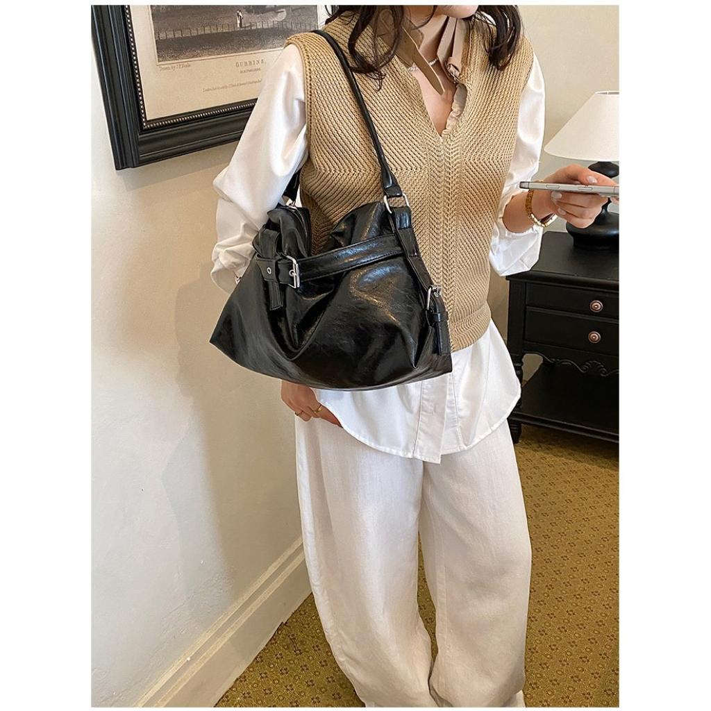 Xeie Thuk Borsa Hobo Unisex PU Tracolla Regolabile Quotidiana Casual