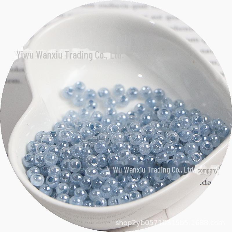 High-Quality 4mm Cream Imitation Ice Rice Beads for DIY Necklaces & Bracelets