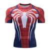 Spiderman Batman Superhero 3d Print Gym Tshirt Men Fitness Tee Compression Tops