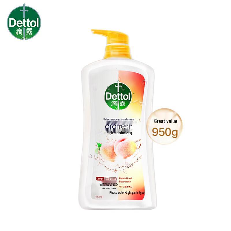 

Dettol Refreshing Moisturizing Shower Gel Sweet Peach 950g