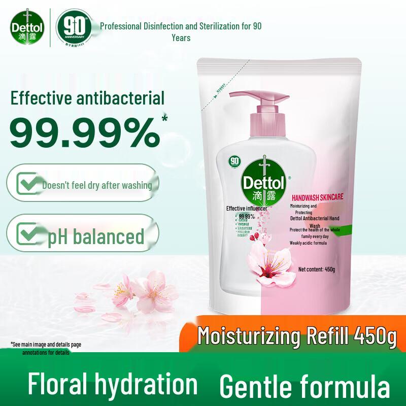 Dettol Moisturizing & Antibacterial Hand Wash Refill (Floral)