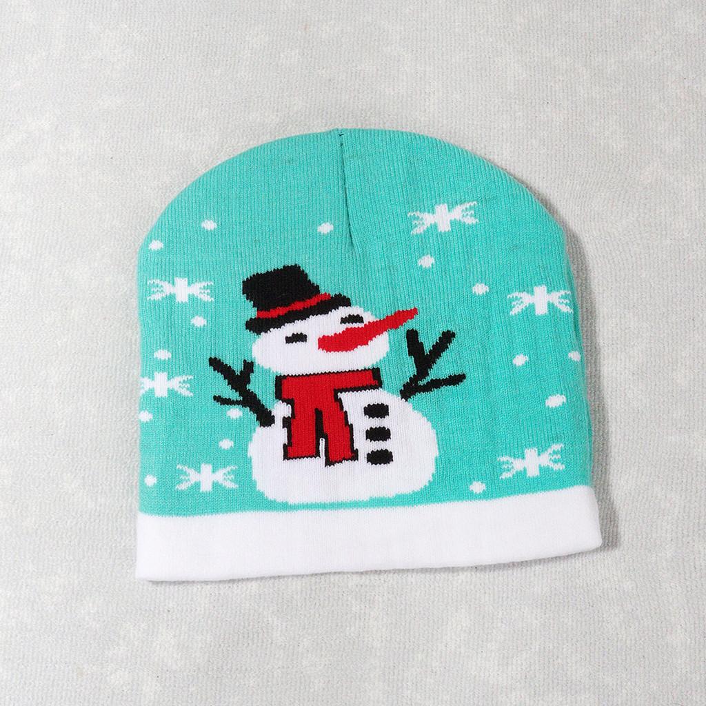 Nitted Hats Warm Christmas Hat Cute High Elastic Cap Soft Warm Cap Leisure Xmas