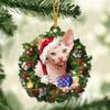 Cat Kawaii Playful Auto Hanging Ornament Colorful Christmas Tree Decor For Children
