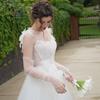 1 Pair Sheer Material Wedding Dress Sleeves Lace Wedding Accessories Bridal Gloves  Wedding Ceremony
