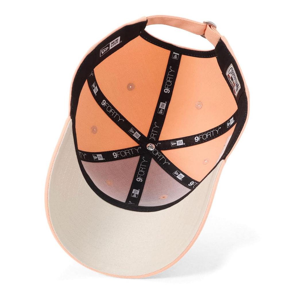 New Era 9FORTY Cloth Strap Cap 15352370 NER37C6123 LA Pale Rose New Era Exclusive MLB Los Angeles Dodgers Cap Hat MLB 940 Deep Fit UV Protection