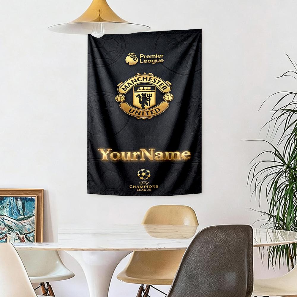 Manchester Custom Your Name Wall Decor Tapestry Art For Pet Memorial Birthdaywedding Party Backdrop Family Gift