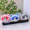 Plush Charming Raccoon Keychain Doll Ultra Soft Fabric Cute Cartoon Animal Option Gift